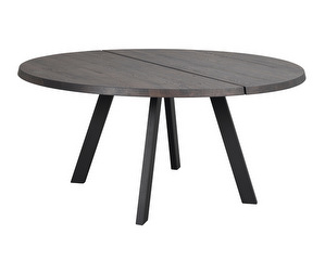 Fred Dining Table, Brown Oak, ø 160 cm