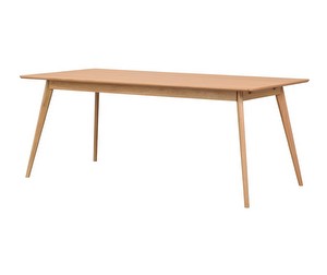 Greta Extendable Dining Table, Oak Veneer, 90 x 190 cm