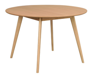 Greta Dining Table, Oak Veneer, ø 115 cm