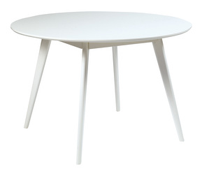 Greta Dining Table, White, ø 115 cm