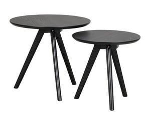 Greta Nesting Tables, Black, Set of 2
