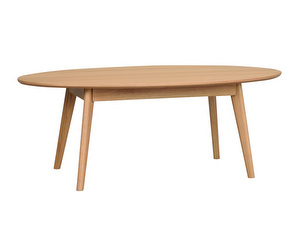 Greta Coffee Table, Oak Veneer, 130 x 65 cm