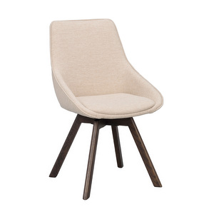 Alison-tuoli, vaalea beige / ruskea tammi