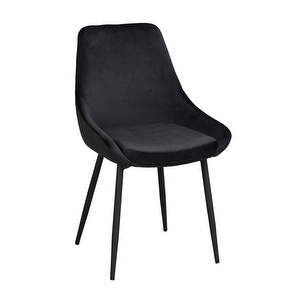 Sierra-tuoli, musta sametti/musta