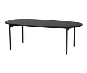 Skye Coffee Table, Black Oak / Black, 120 x 60 cm