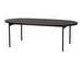 Skye Coffee Table, Black Oak / Black, 120 x 60 cm