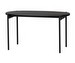 Skye Coffee Table, Black Oak / Black, 80 x 40 cm