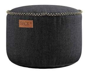 RETROit Cobana Pouf, Black, ø 50 cm