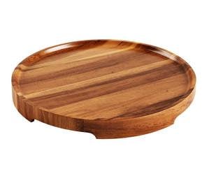 TRAYit Tray, Acacia, ø 51 cm