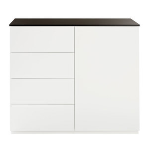 Scandi-senkki, valkoinen/musta, 100 x 85 cm