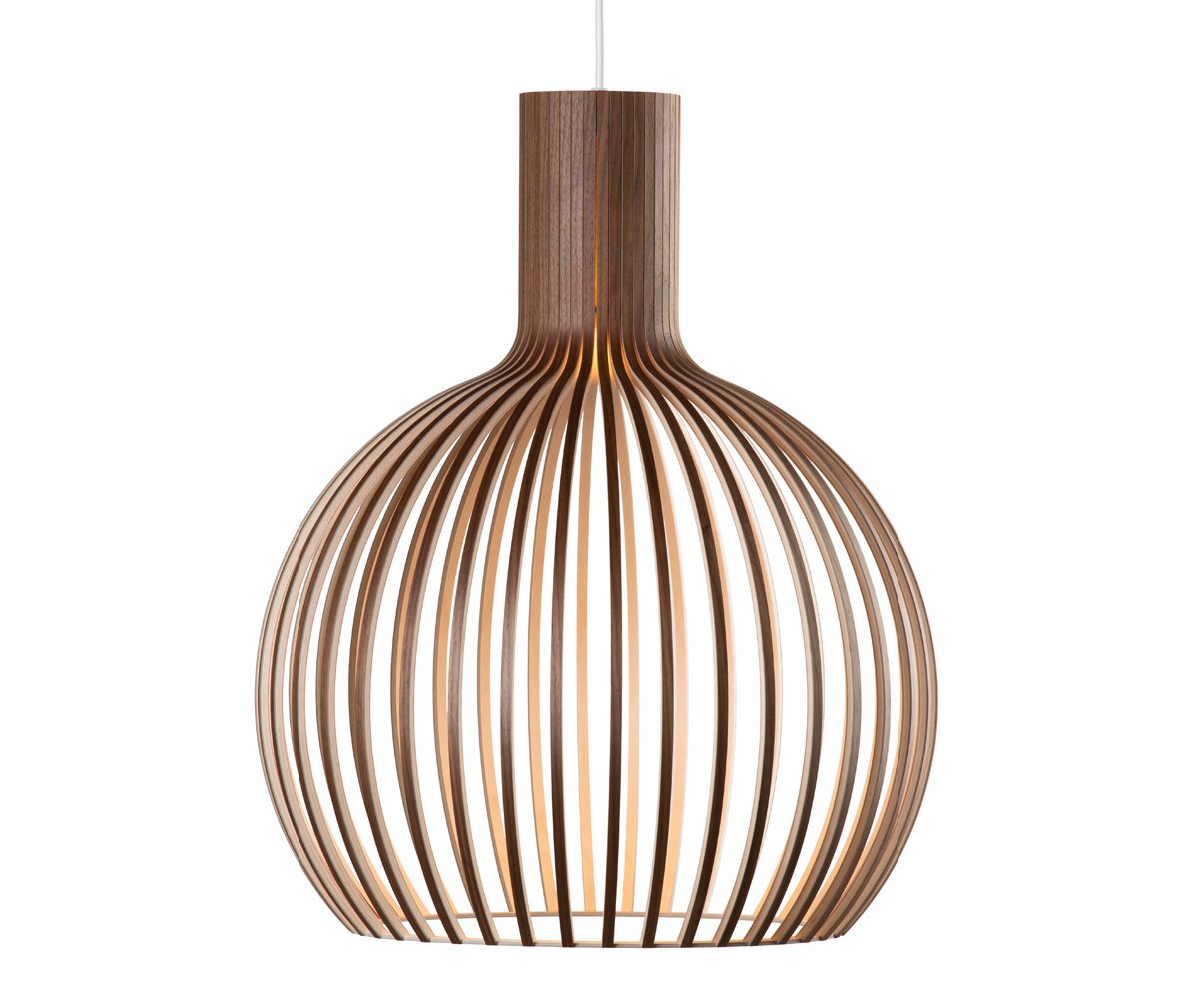 Secto Design Octo 4240 -riippuvalaisin pähkinä