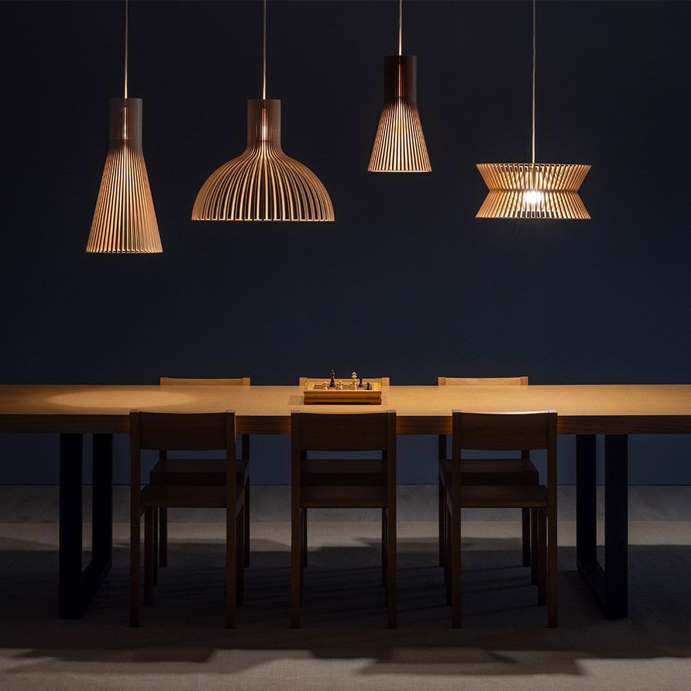 Secto Design Victo 4250 Pendant Lamp, Walnut | Vepsäläinen