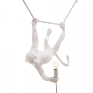 Monkey Swing -riippuvalaisin, valkoinen
