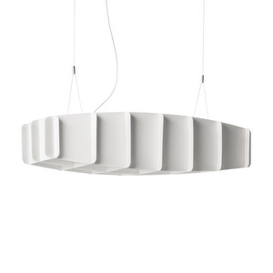 Ristikko Pendant Lamp, White, 95 x 95 cm