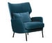 Alex Armchair, Classic Velvet Fabric 12 Blue