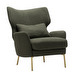 Alex Armchair, Willow Fabric 7 Green