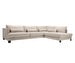 Brandon Chaise Sofa, Stipa Fabric 4 Nature, W 345 cm