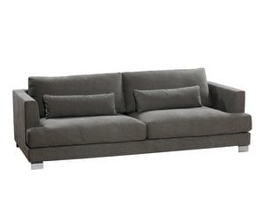 Brandon Sofa, Caleido Fabric 10997 Grey, W 240 cm