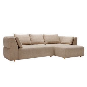 Cleo-sohva, Caleido Stampato -kangas beige, oikea Cleo-sohva, Caleido Stampato -kangas beige, oikea