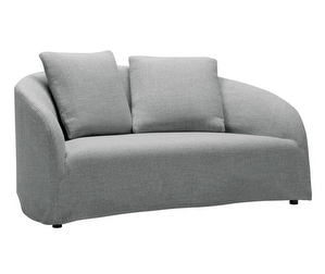 Dahlia Sofa, Pine Fabric 3 Grey, W 160 cm