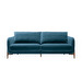 Jenny Sofa, Classic Velvet Fabric 2 Dark Blue, W 215 cm