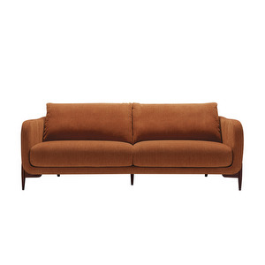 Jenny Sofa, Moss Fabric 3 Orange, W 215 cm