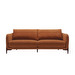 Jenny Sofa, Moss Fabric 3 Orange, W 215 cm