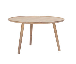 Love Coffee Table, Bleached Oak, ø 80 cm