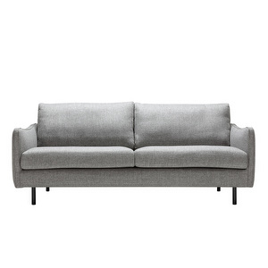 Luna-sohva, Star-kangas 5 harmaa, L 196 cm