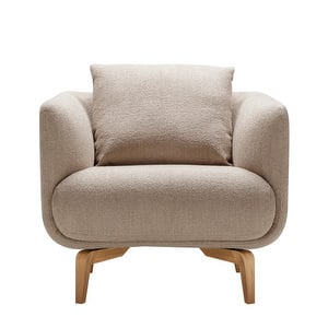 Moa Armchair, Heather Fabric 3 Beige