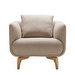 Moa Armchair, Heather Fabric 3 Beige