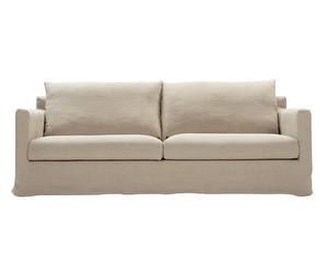 Sally Sofa, Linen Fabric L007 Flax, W 223 cm