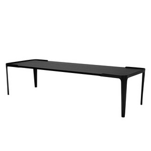 Space Coffee Table, Black, 50 x 150 cm