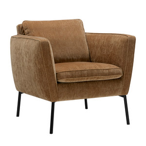 Teddy Armchair, Atropa Fabric 7 Brown