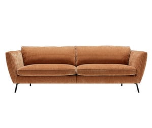 Teddy-sohva, Atropa-kangas 6 konjakki, L 250 cm