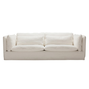 Vidar Sofa, Sky 1 Fabric Off-White, W 228 cm