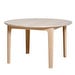 Extendable Table #112, White-Oiled Oak, ø 130-230cm, .