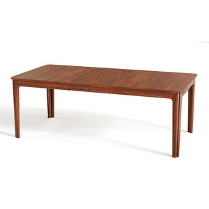 #27 Extendable Dining Table, Oiled Walnut Veneer, 101 x 205/358 cm