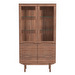 #307 Display Cabinet, Oiled Walnut Veneer, 182 x 98 cm