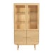 #307 Display Cabinet, Oiled Oak Veneer, 182 x 98 cm