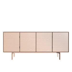 #544 Sideboard, White Oiled Oak Veneer, 190 x 85 cm