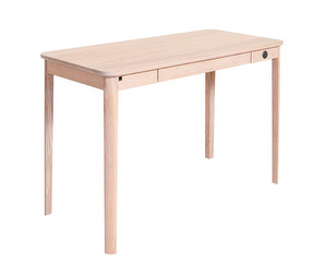 #131-työpöytä, valkoöljytty tammi, 115 x 55 cm #131-työpöytä, valkoöljytty tammi, 115 x 55 cm