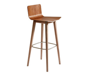 Counter Stool #808, Lacquered Walnut, .