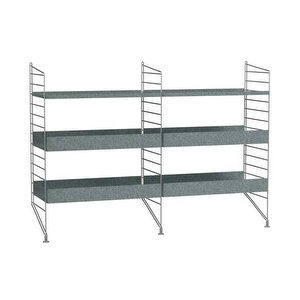 String Outdoor A Shelf Unit, Galvanised Steel