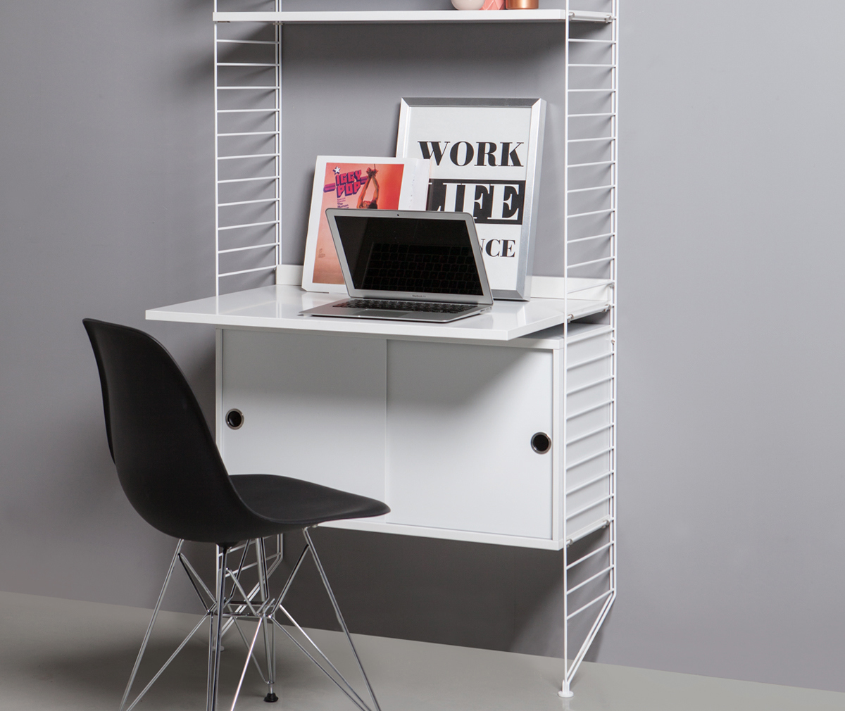 String System Desk/Shelf Unit