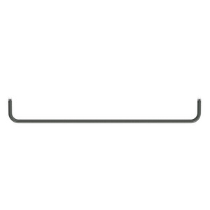 String-tanko metallihyllyyn, tummanharmaa, 72 cm