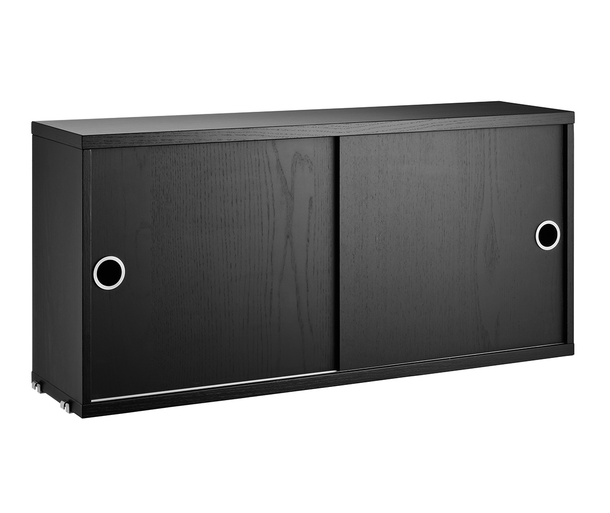 【国際ブランド】 System String Furniture String Cabinet, Vepsäläinen | Black 本棚・本収納
