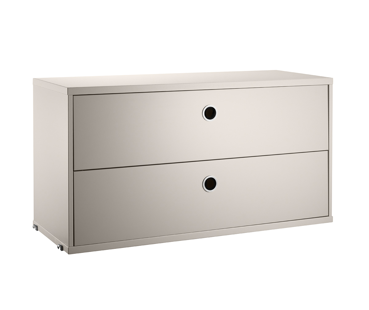 String Furniture String System Chest of Drawers Beige
