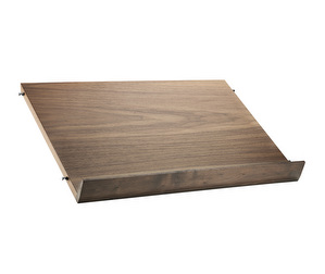String System Solid Magazine Shelf, Walnut