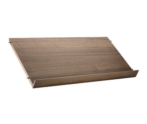 String System Solid Magazine Shelf, Walnut